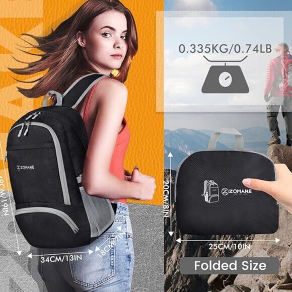 ZOMAKE Lightweight Packable Backpack - Picture 2 of 11